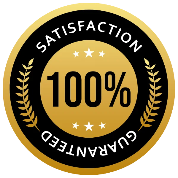 100% Satisfaction Guaranteed – 7 días de garantía